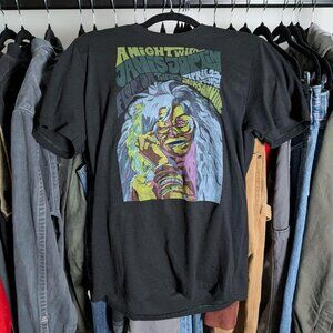 VINTAGE Women's Janis Joplin graphic band tee